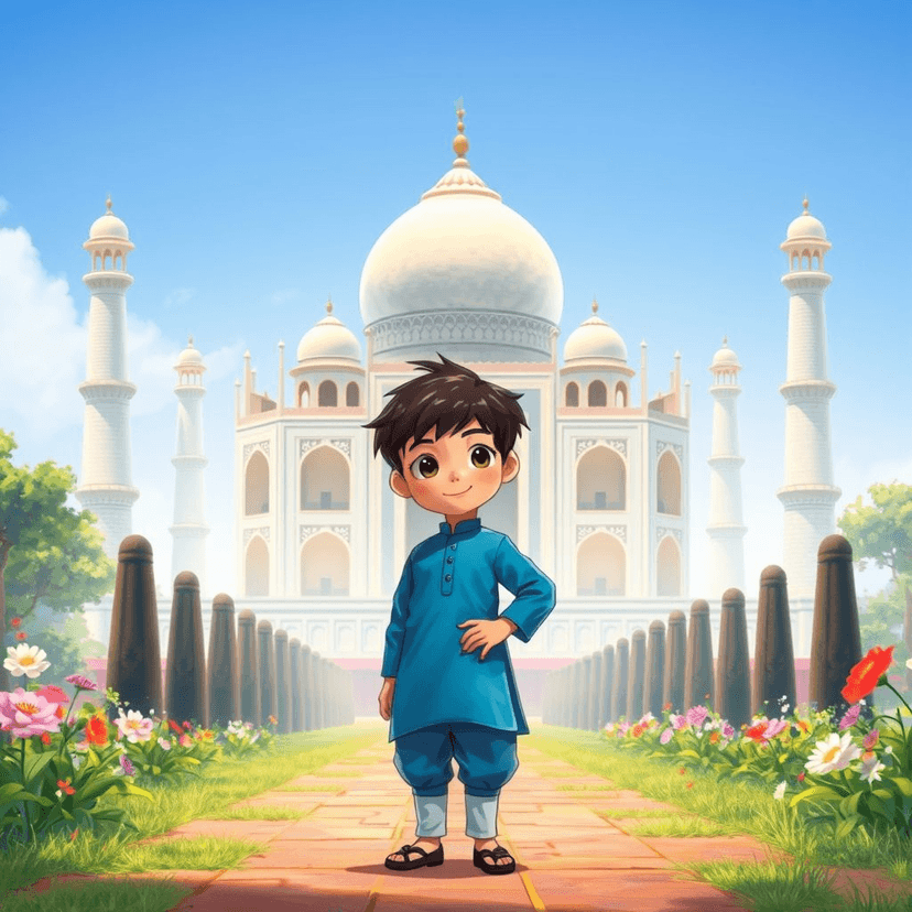 AI-generated fantasy landscape with vibrant colors and detailed scenery
